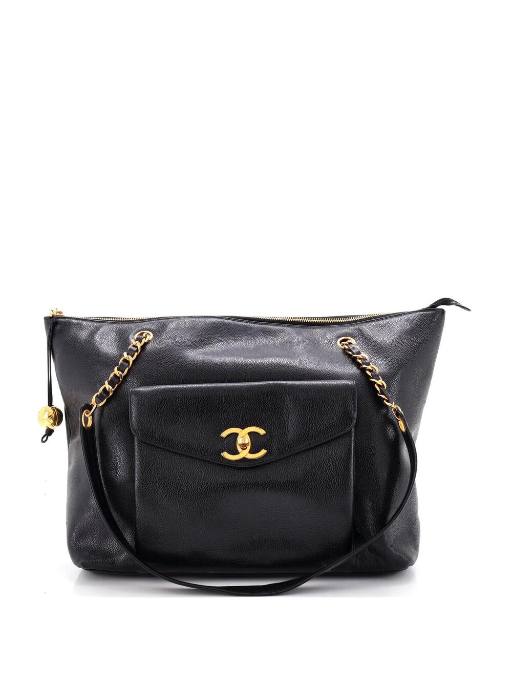Chanel Vintage Front Pocket Tote Caviar #364585C21B